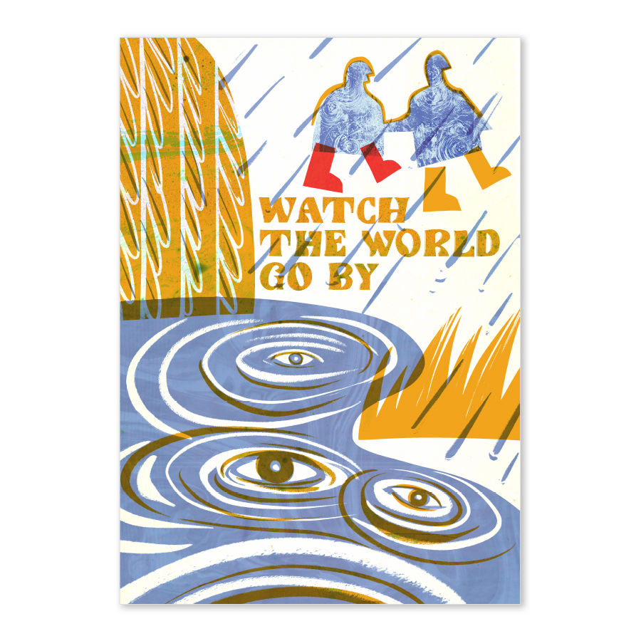 Watch the World Go By | Nature connection poster art print