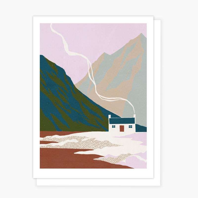 Thumbnail: Highland Home | landscape art print