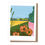 Thumbnail: greetings card of yellow fields, blue sky and red poppies