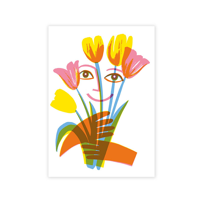 Thumbnail: Tulips for you | nature connection art print