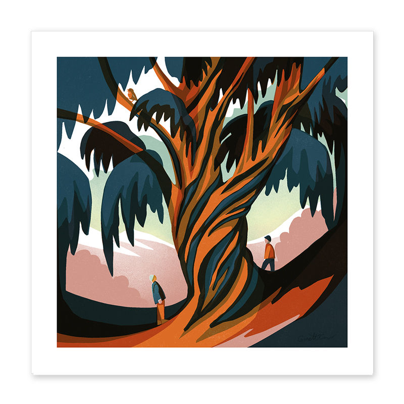 Thumbnail: Favourite Tree | landscape art print