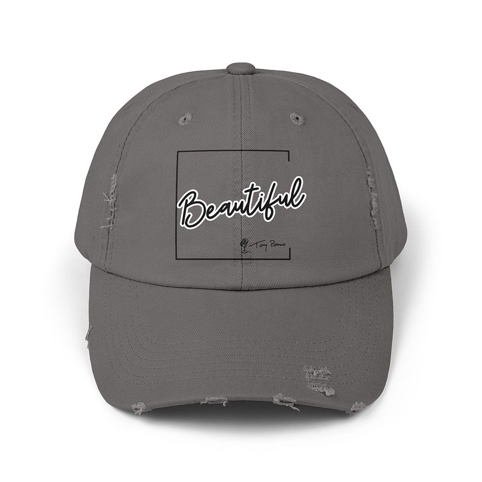 Thumbnail: Beautiful - Unisex Distressed Cap - Casual Fashion Accessory for All Seasons