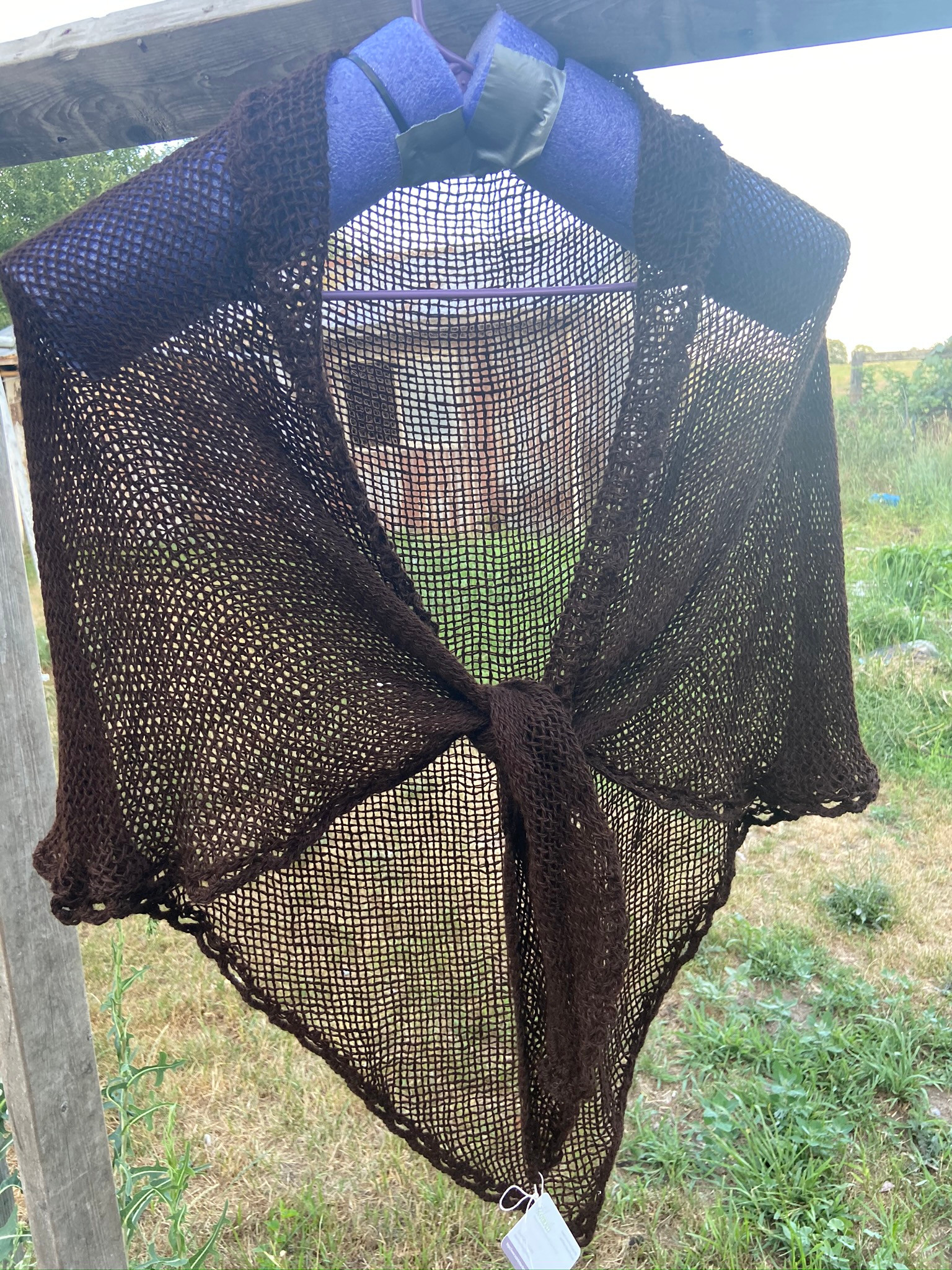 copy of Flowing Alpaca Shawl