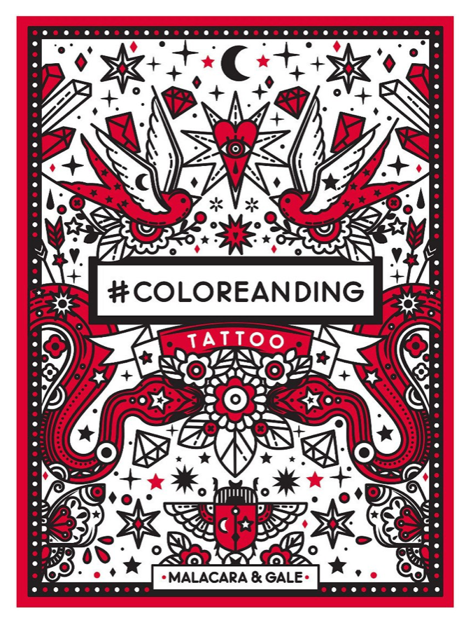 Libro para colorear "Tatuajes"