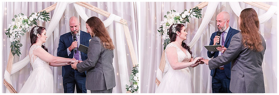 Ceremony Broken Goblet Brewery Reception Purple Uplighting Custom wedding sign light Andalusia PA wedding park long hair groom purple hair heavy metal