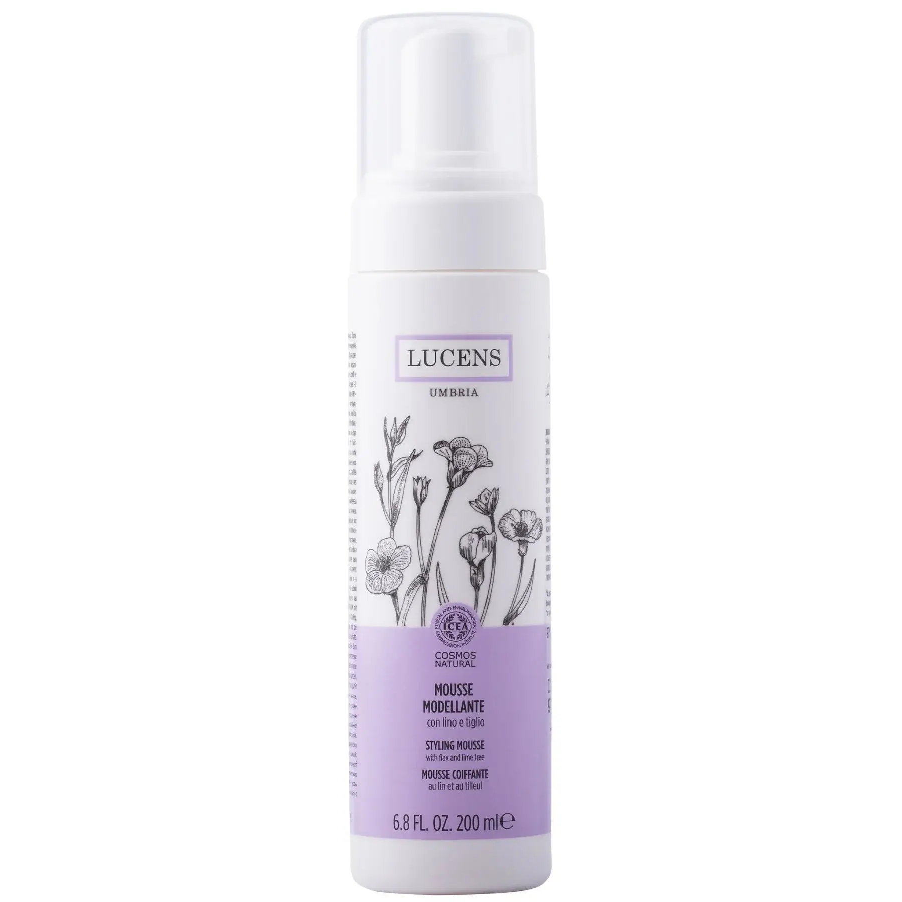 Lucens Umbria Styling Mousse 天然有機造型慕斯 200ml