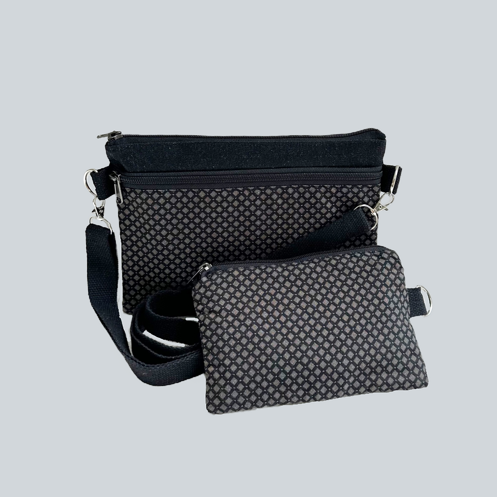 Thumbnail: Matching Travel Set (Cross-body Bag & Pouch)