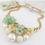 Thumbnail: Occident Fashion Delicate Flower Beads Boast Necklace