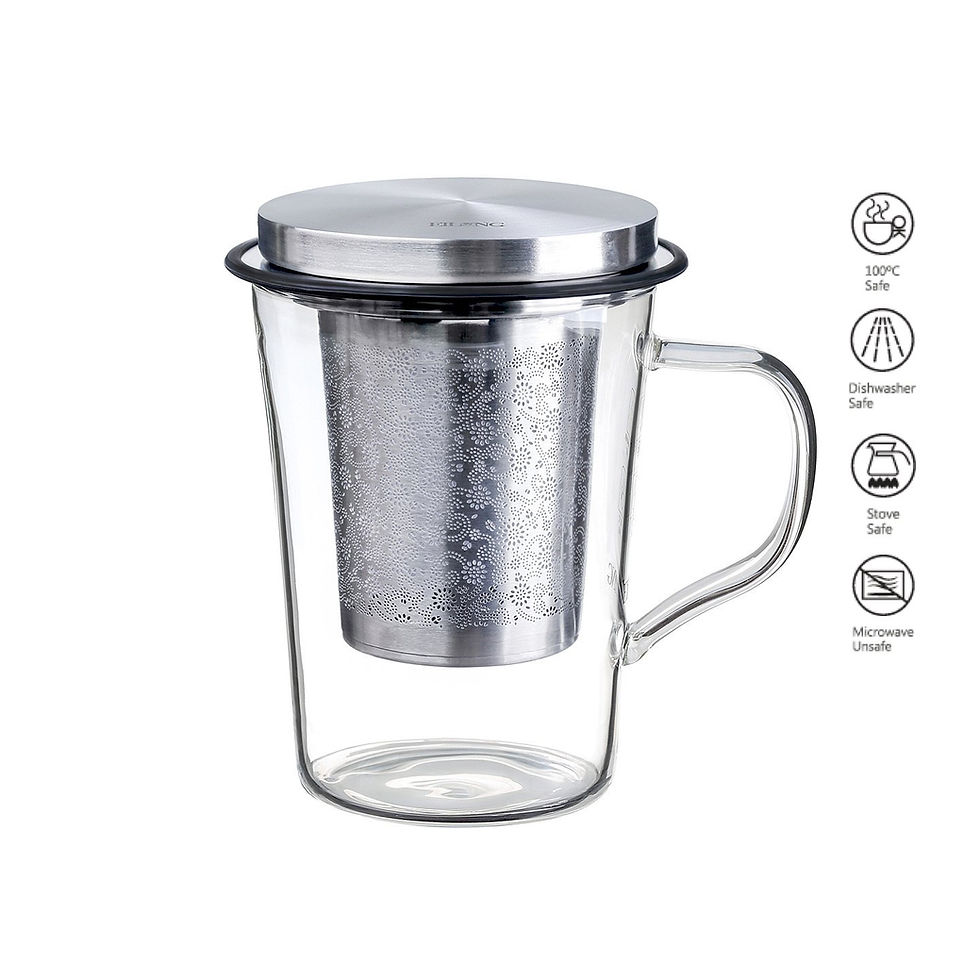 Thumbnail: Aurora Tea Infuser Deeply Mug Set (420ml)