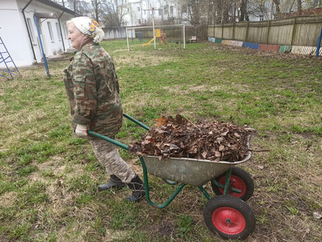 Весенняя уборка - участие в общегородском субботнике