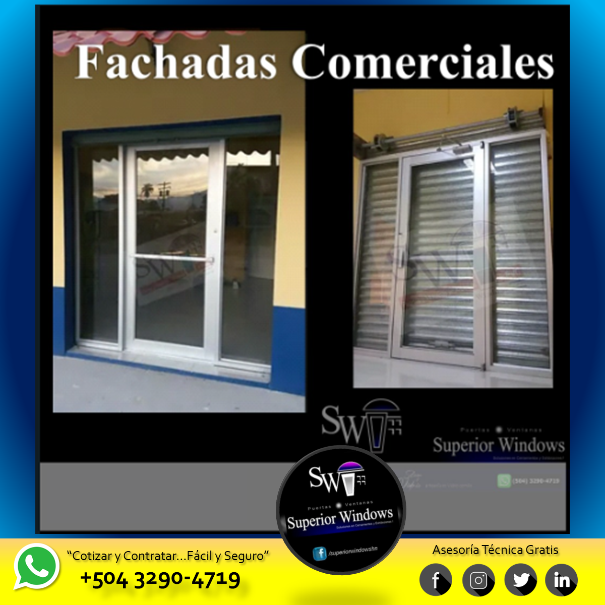 64"x83" F1-Fachada Comercial 2VF+1hoja