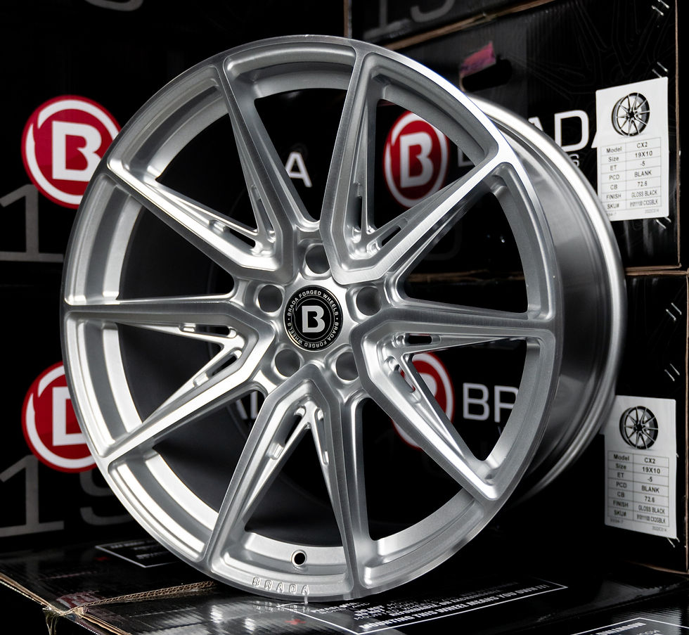 20" Brada CX2 - Tesla Model 3 Machined Silver