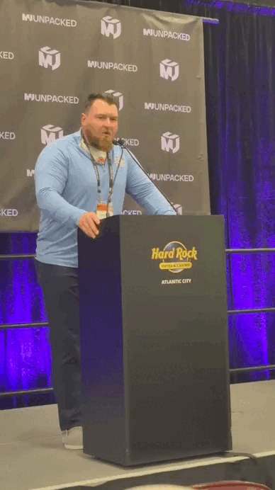 Andy Sack COO of Glass Meadows speaking during MJ Unpacked Brand Slam 2025 in Atlantic City