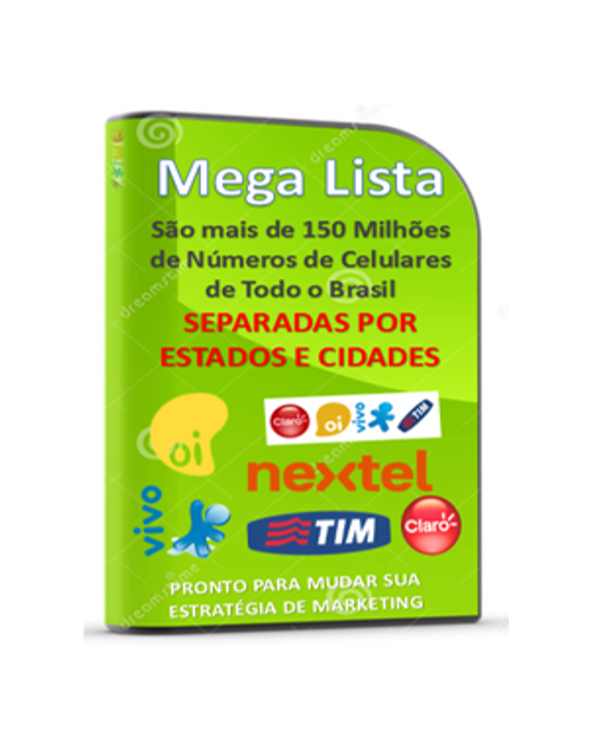 Marketing Virtual Lista telefônica CELULAR