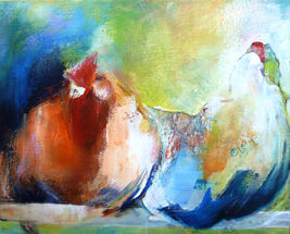 105-Kippen-op-stok-100x80-acrylverf-inkt-houtskool-krijt.jpeg
