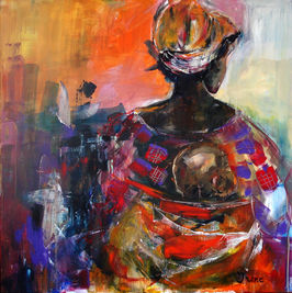 402-Vrouw-met-kind-80x100-acrylverf-houtskool.jpeg