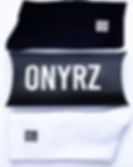 Two pairs of crew socks. One pair is white and one is black