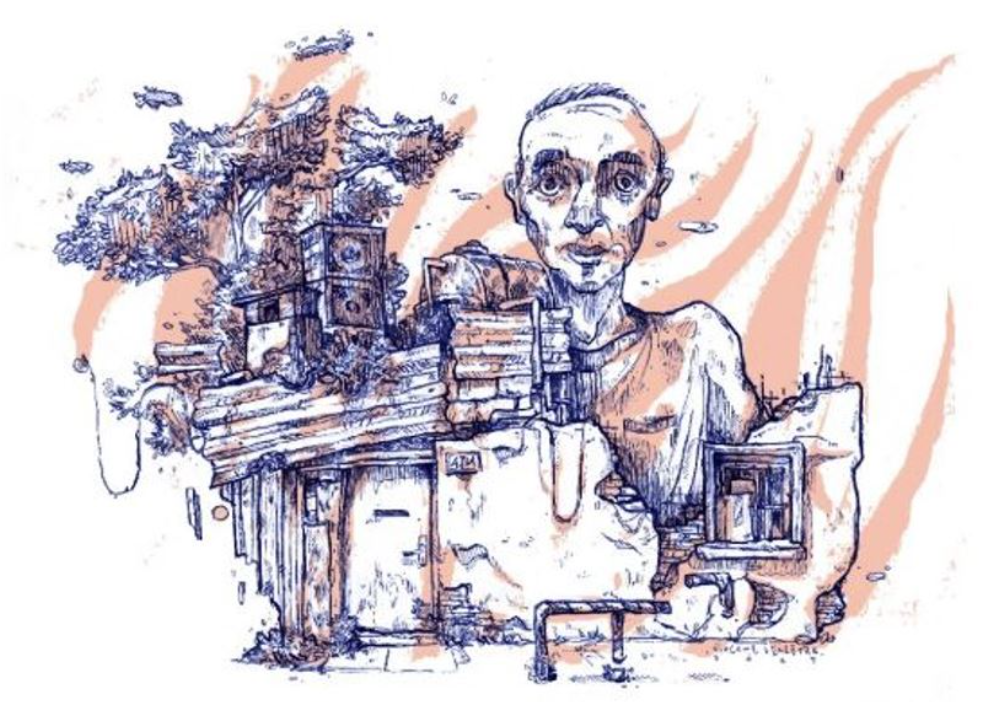 ISTAMBUL (PRINT) - COBALT - Expo RETROSPECTIVE 2016-2026