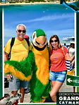 Barrie Cunningham with Silvia Arroyo in Grand Cayman