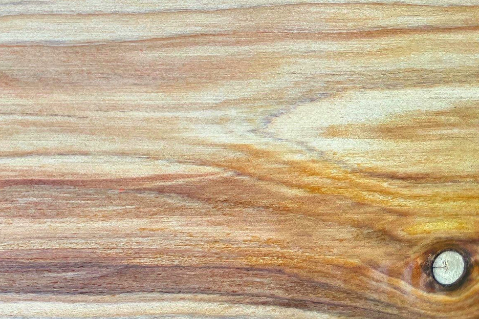 Close-up of Cypress timber grain