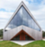 Australian ironbark timber cladding on an unusual house facade