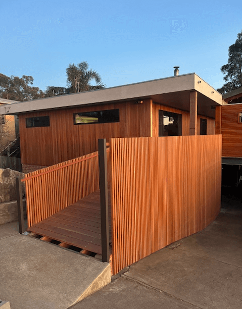 Ironbark hardwood screening