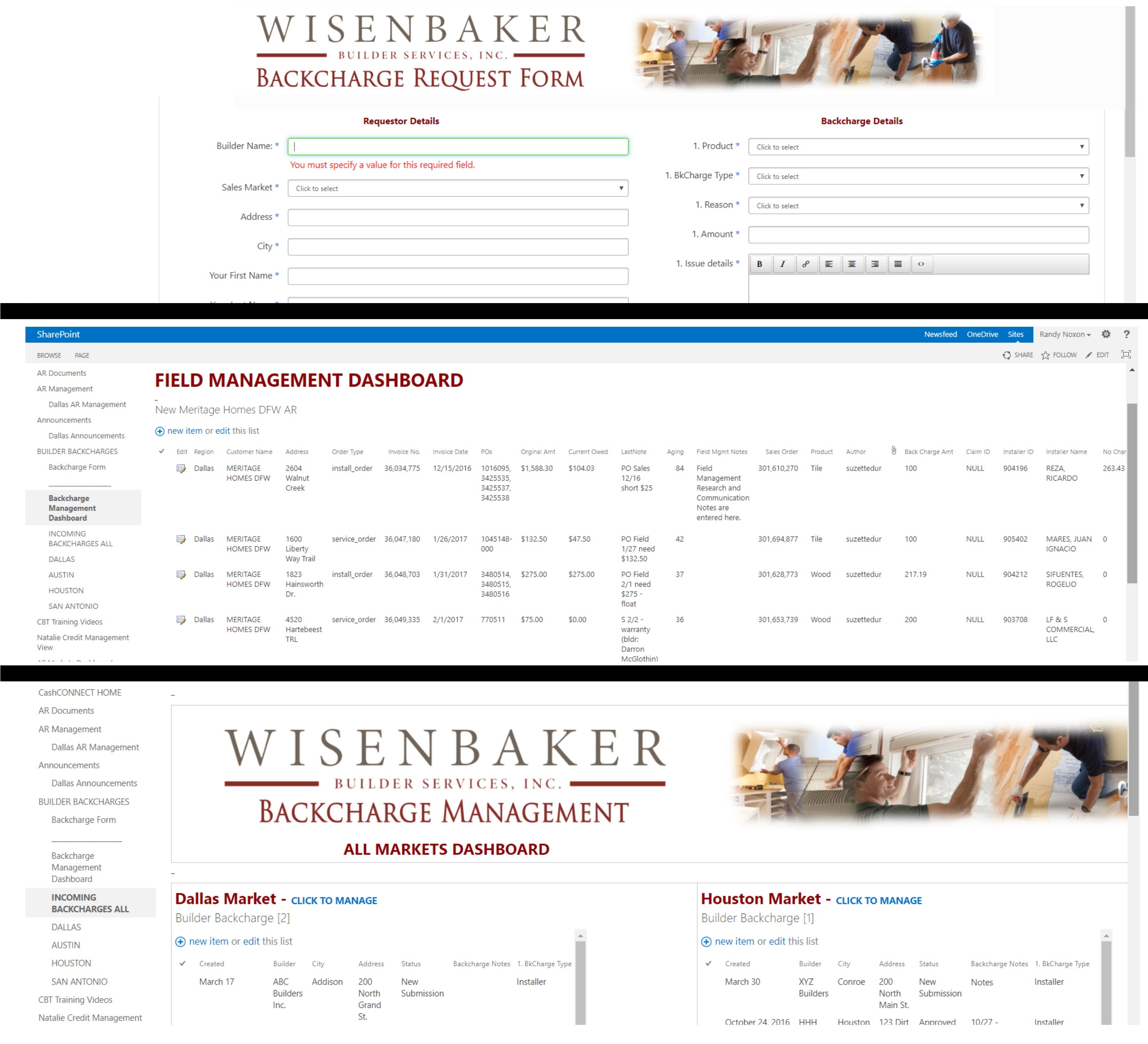 Field Management Portal