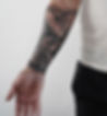 A dove and clock tattoo