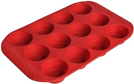 MOLDE PARA 12 MUFFINS, SILICONA