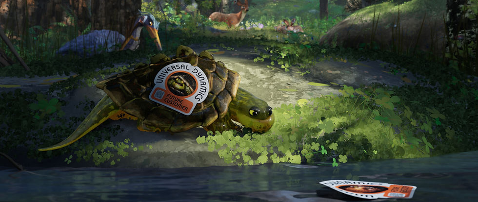 Figure 2. Stylised Environment Art, The Wild Robot (2024), source: Lorelai VFX