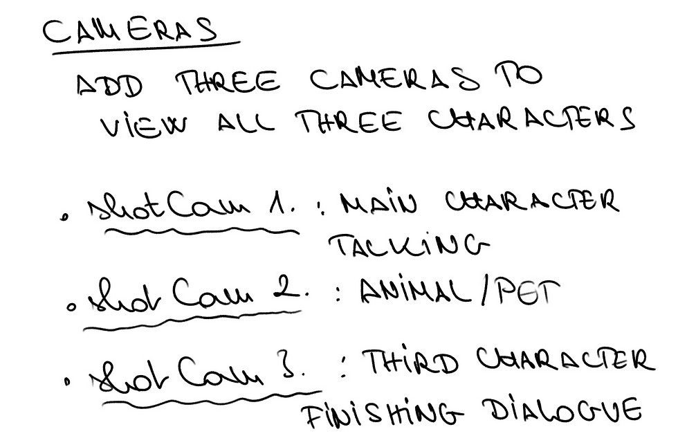 Figure 4. Camera planning & shot composition