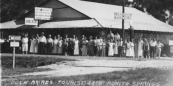 Early tourist camp in Bonita Springs