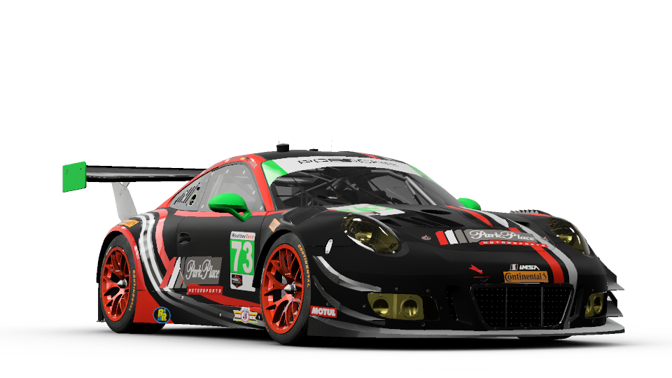 2018 Porsche #73 Park Place Motorsports 911 GT3 R
