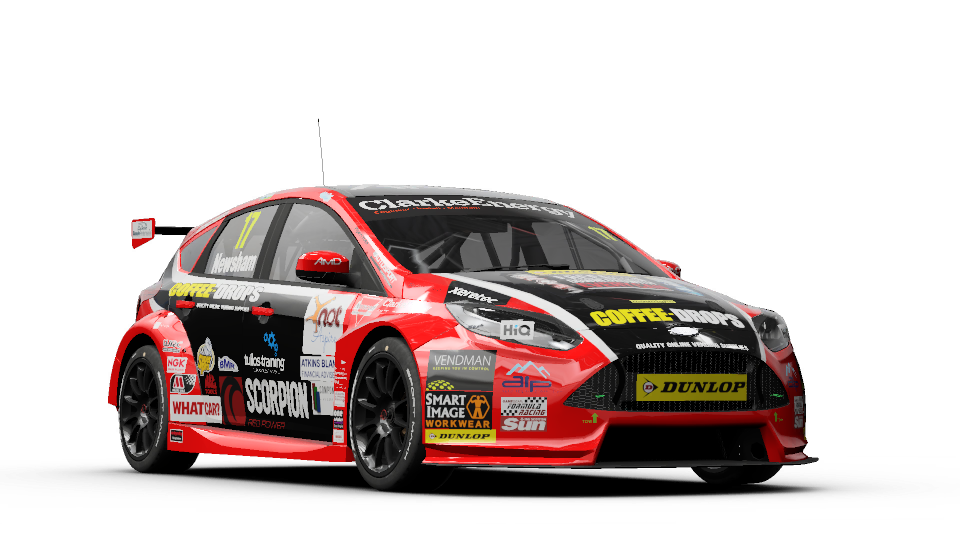 2014 Ford #17 AMD Tuning Focus ST BTCC