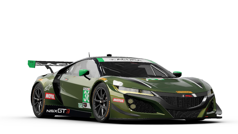 2018 Acura #36 NSX GT3