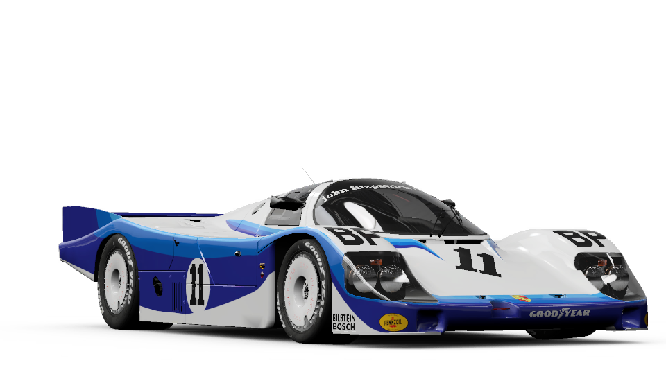 1983 Porsche #11 John Fitzpatrick Racing 956