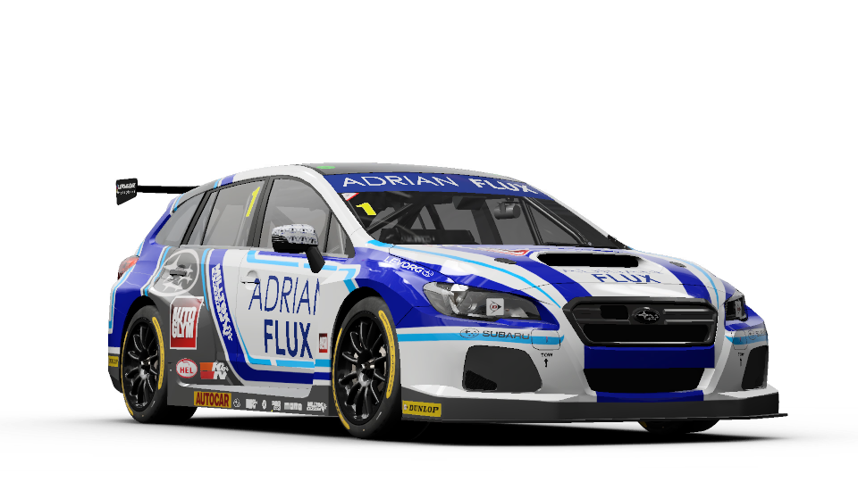 2018 Subaru #1 Adrian Flux SUBARU Racing Levorg GT