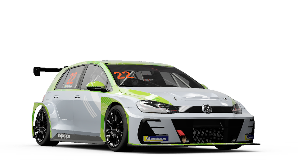 2018 Volkswagen #22 Experion Racing Golf GTI