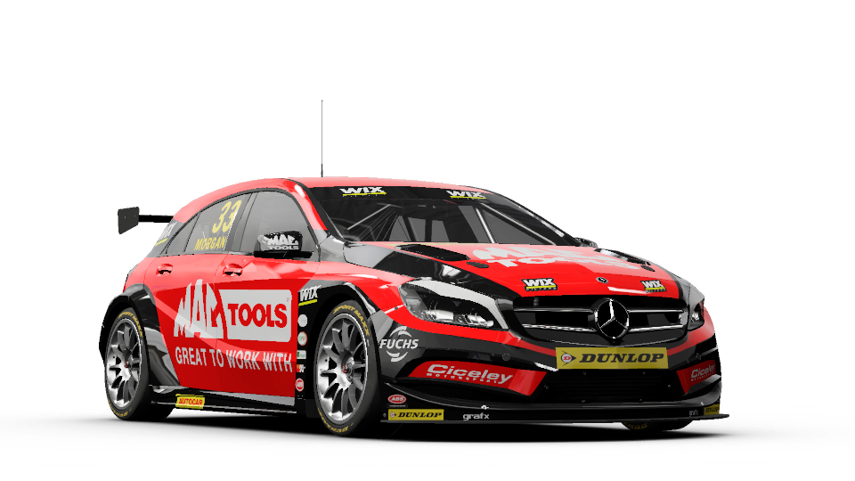 2017 Mercedes-Benz #33 Mac Tools Ciceley Motorsports A-Class (A45)