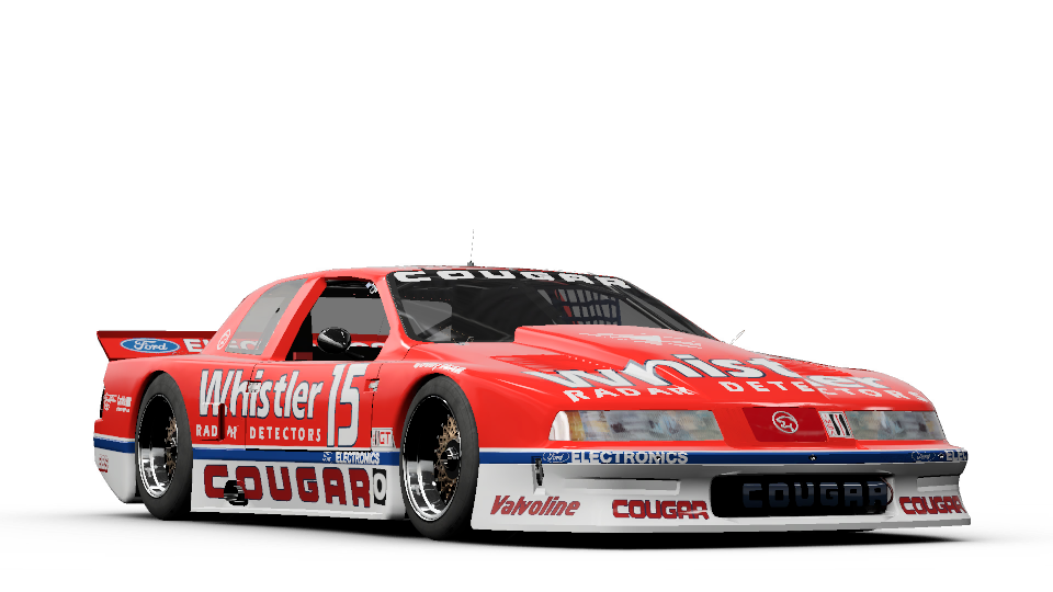 1990 Mercury #15 Whistler Radar Cougar XR-7