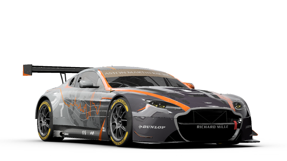 2017 Aston Martin #7 Aston Martin Racing V12 Vantage GT3