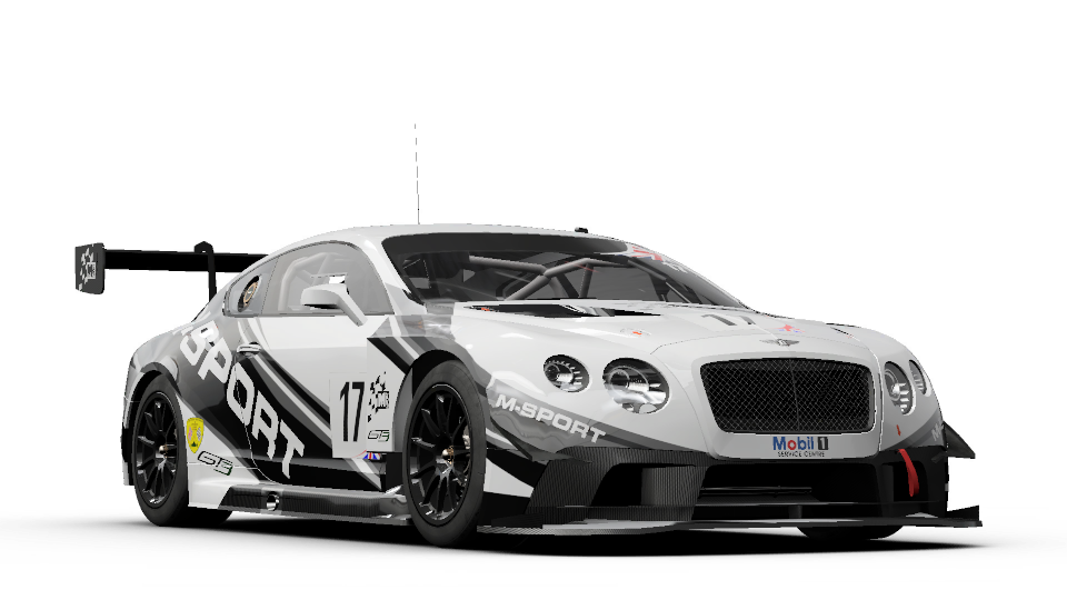 2014 Bentley #17 M-Sport Bentley Continental GT3