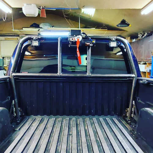 2nd gen headache rack with game loading winch plate. Country