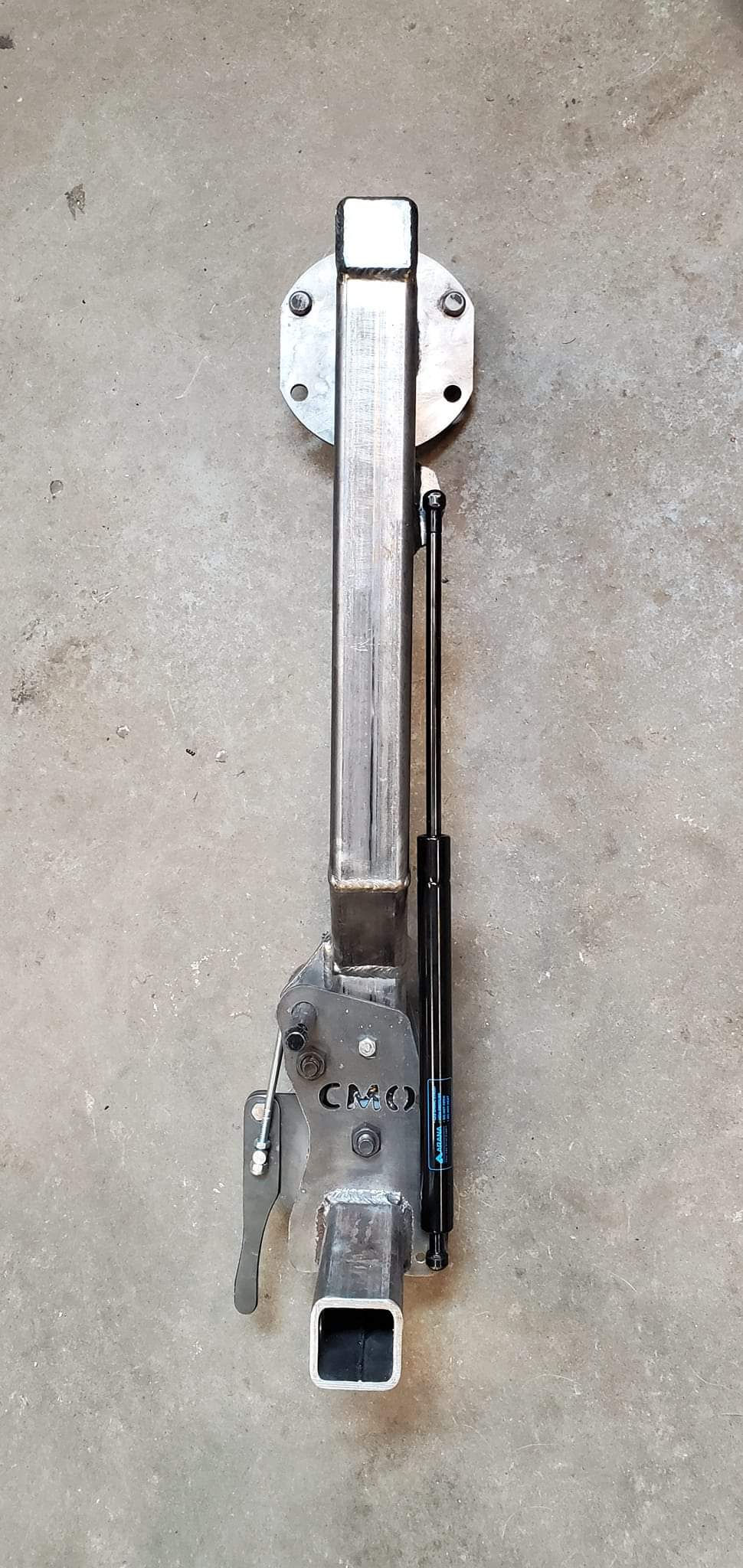 Thumbnail: Spare tire hitch receiver mount. 