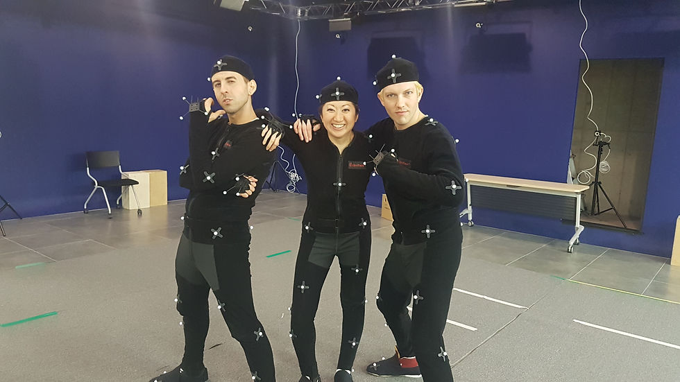 VR Motion capture filming
