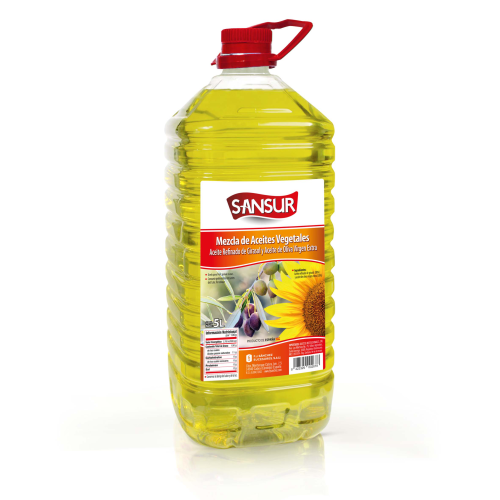 Aceite de Oliva Mix Girasol y Extra Virgen 5 L Sansur