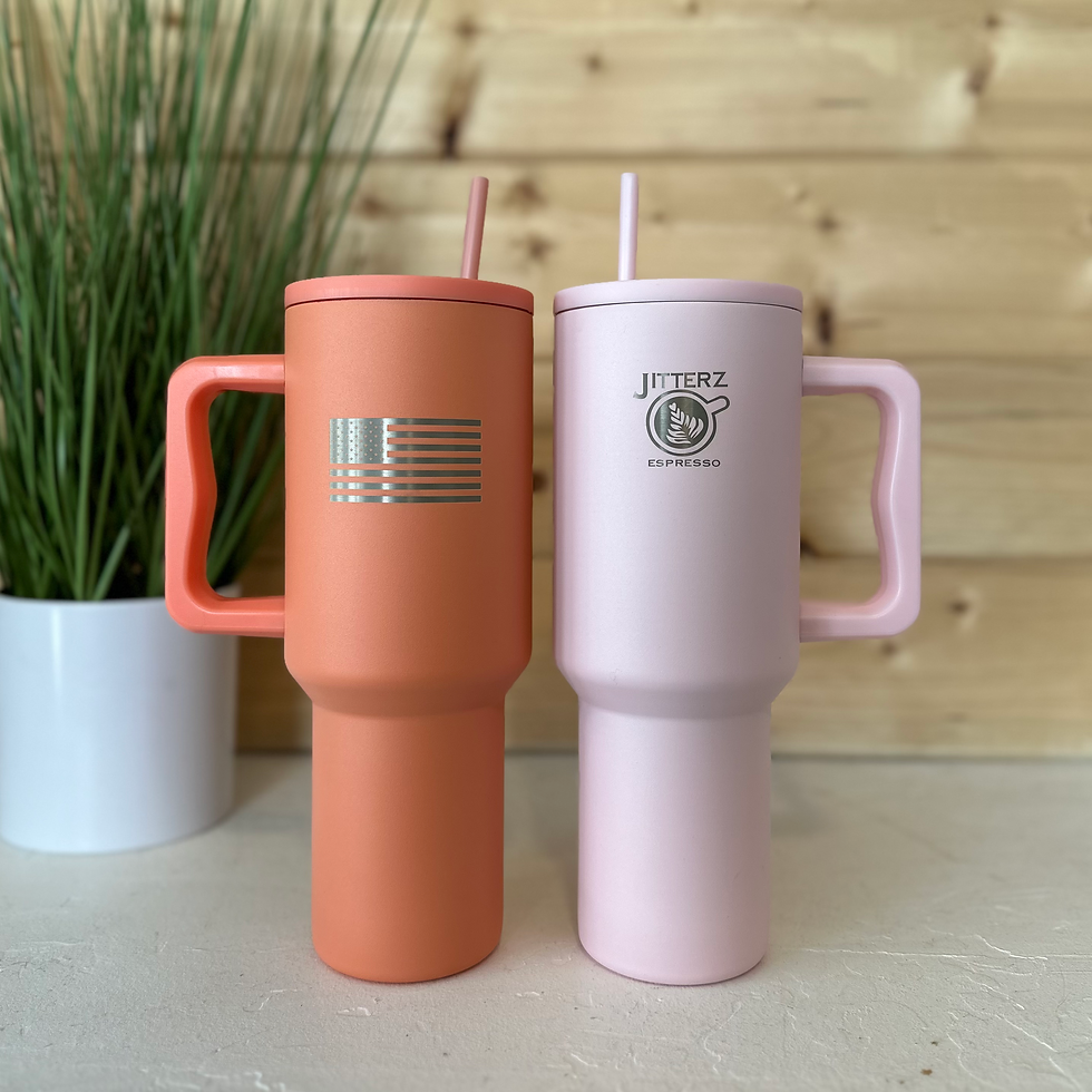 Thumbnail: 40oz Slim Tumbler with Handle