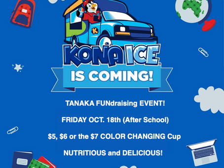 Kona Ice - Friday October 18th (After School)