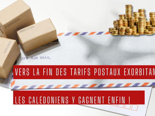 Vers la fin des tarifs postaux exorbitants ? Les Calédoniens y gagnent enfin !