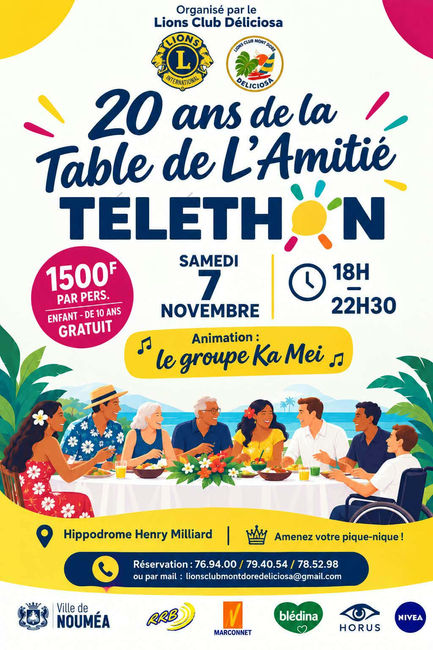 La Table de l’Amitié fête ses 20 ans : rendez-vous le 7 novembre pour une grande soirée solidaire